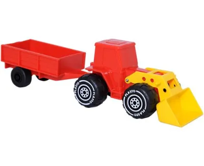 Traktor PLASTO z ładowaczem i przyczepką 1922000