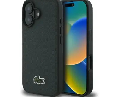 Lacoste Iconic Petit Pique do iPhone 16 Plus Zielony