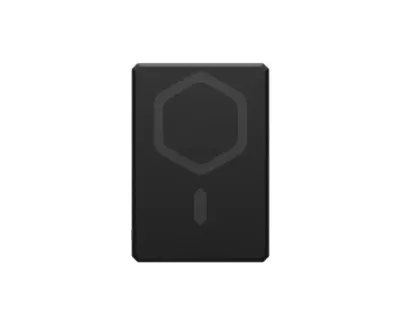 Urban Armor Gear Powerbank indukcyjny do MagSafe SRGE Slim 5k 20W, 5000mAh + pleciony kabel USB-C, czarno-szary