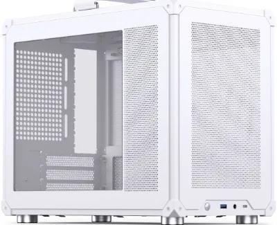 Jonsbo C6 MAX Micro-ATX Tempered Glass biała