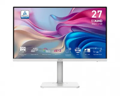 msi Monitor 27 '' Modern MD272UPHW LED/UHD/Flat/60Hz/biały