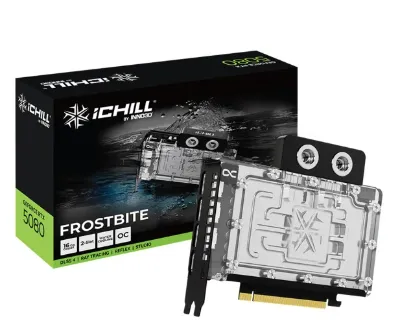 INNO3D GeForce RTX 5080 iCHILL Frostbite 16GB GDDR7 DLSS4 C50803-16D7X-1760FB