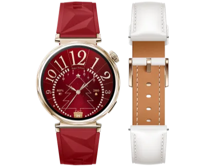 Huawei Watch GT 5 41mm Classic Christmas Edition Biały, Czerwony