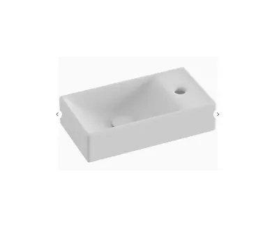 Ravak XJXP1240000 - Umywalka wisząca VEDA 40,8x22,2 cm ceramika/biała