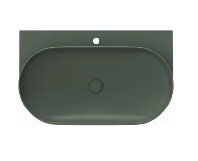 Ravak Yard 800 Umywalka wisząca 80,5x50 cm z otworem na baterię Grey Green XJX08280000