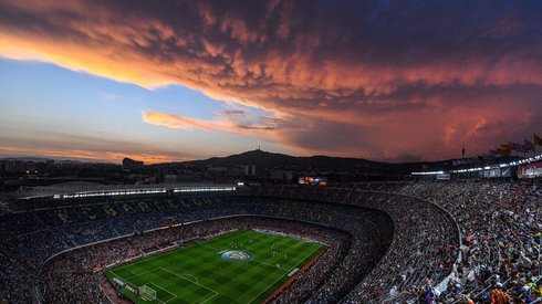 Camp Nou dzisiejszego wieczora