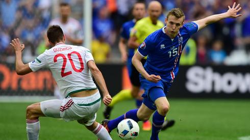 Islandia - Węgry (fot. AFP)
