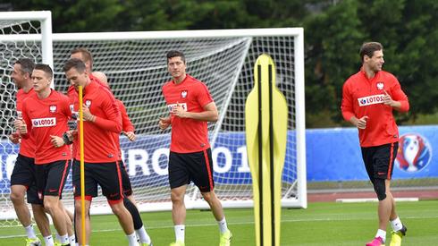 Trening reprezentacji Polski (fot. AFP)