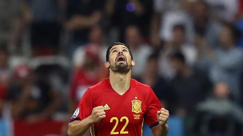 Nolito po strzeleniu bramki (fot. AFP)