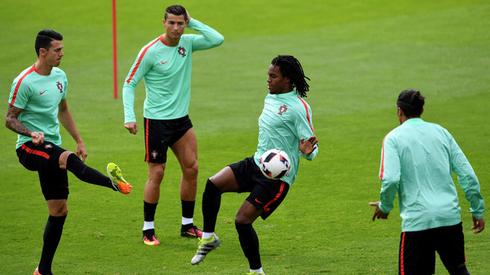 Trening reprezentacji Portugalii (fot. AFP)