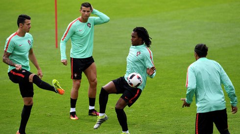 Trening reprezentacji Portugalii (fot. AFP)