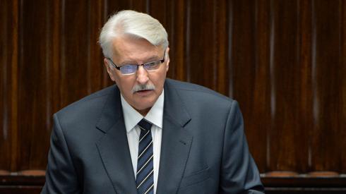 Witold Waszczykowski w Sejmie, fot. PAP/Marcin Obara