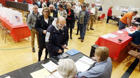Głosowanie w USA, fot. PEP/EPA/David Maxwell