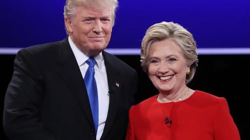 O fotel prezydenta walczą Donald Trump i Hillary Clinton, fot. PAP/EPA