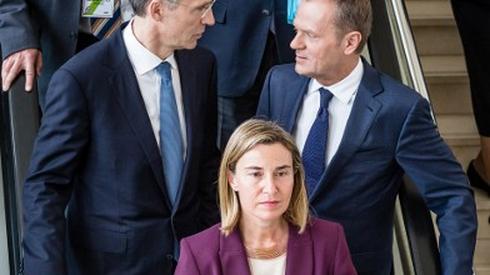 Szefowa unijnej dyplomacji Federica Mogherini - Zdjęcie: WOJTEK RADWAŃSKI / AFP PHOTO