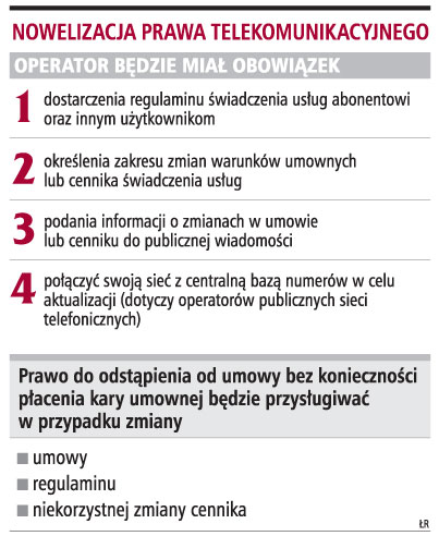 Łatwiej będzie można odstąpić od umowy z operatorem - GazetaPrawna.pl