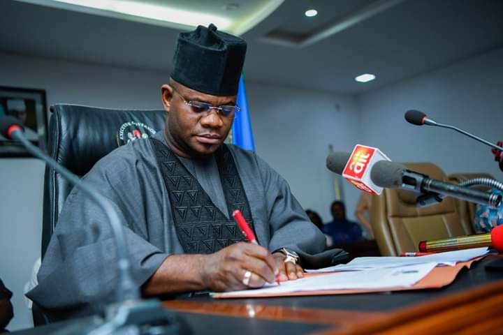 Governor Yahaya Bello of Kogi State is the youngest governor in Nigeria. (Pulse)