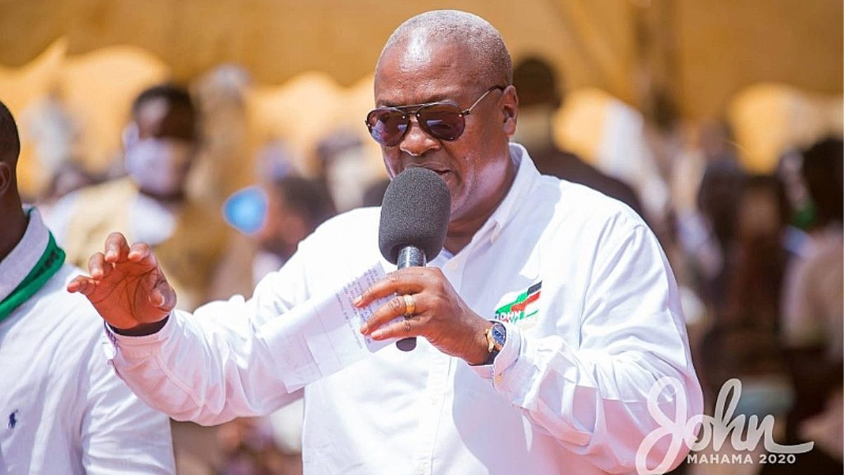 Accept the money but vote according to the state of the economy — Mahama to Ghanaians