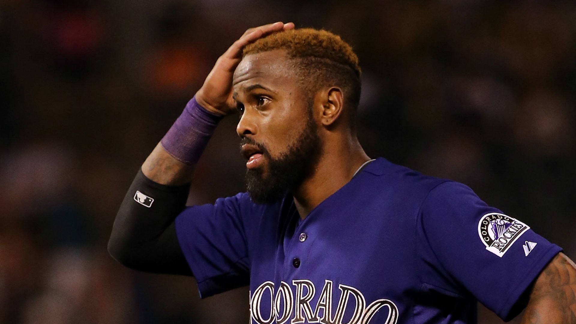 Rockies shortstop Jose Reyes placed on paid leave over domestic