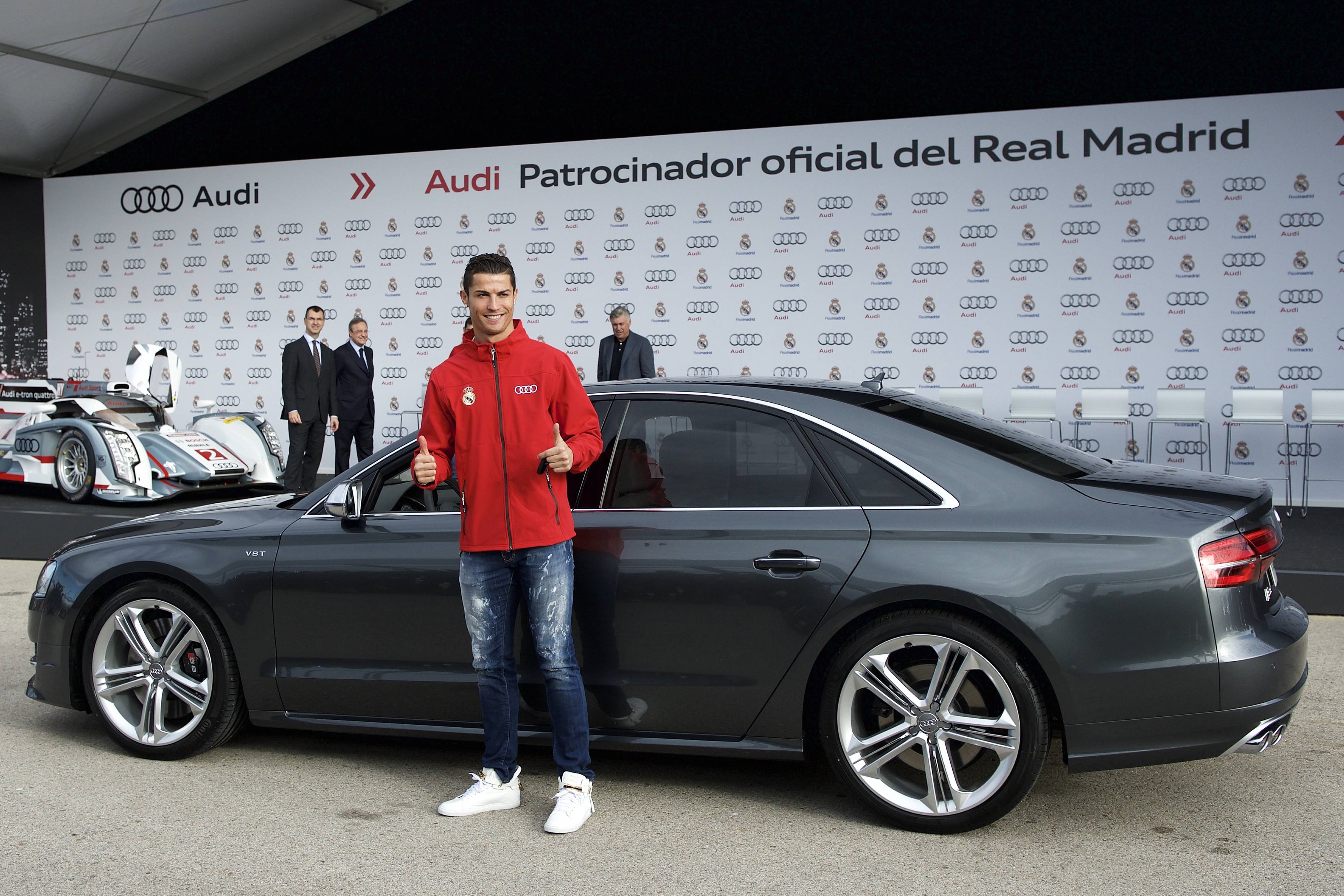Cristiano Ronaldo 29 L I Jego Koledzy Z Realu Wybrali Nowe Audi