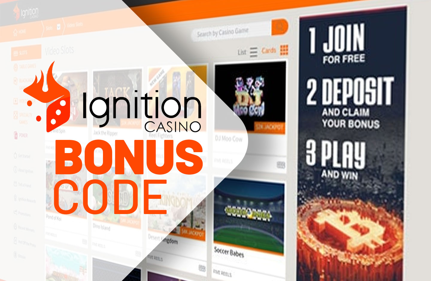 100$ free chip for new and old players by Ignition casino