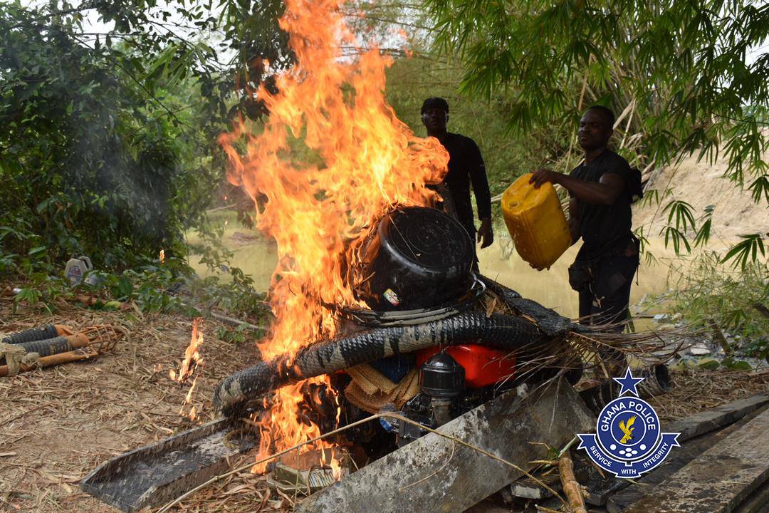 33 persons arrested for burning vehicles belonging to Golden Star Mine