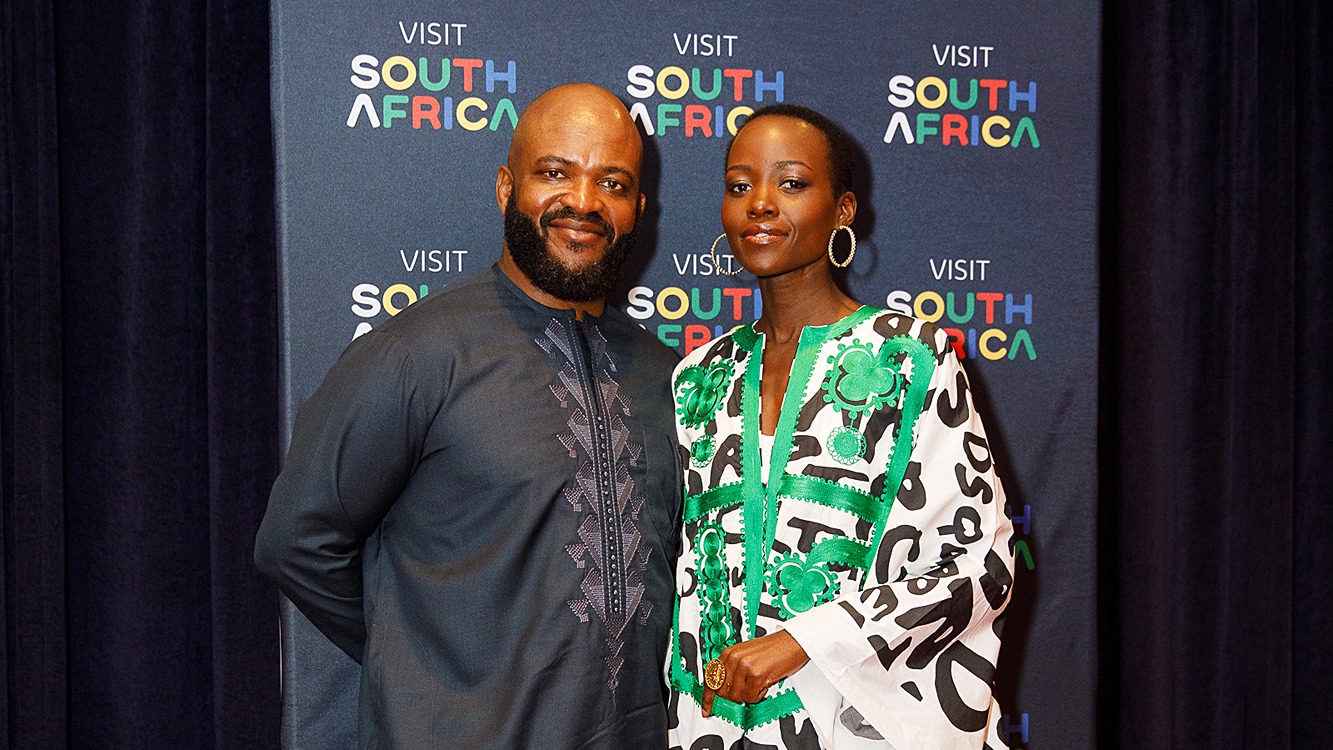 Lupita Nyong'o and her boyfriend Selema Masekela