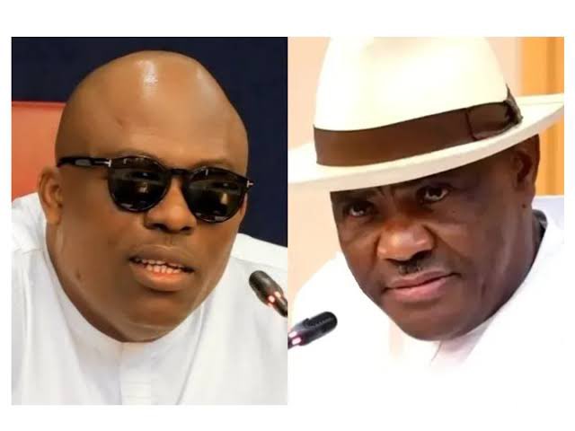 FCT Minister Nyesom Wike and Governor Siminalye Fubara [Punch]
