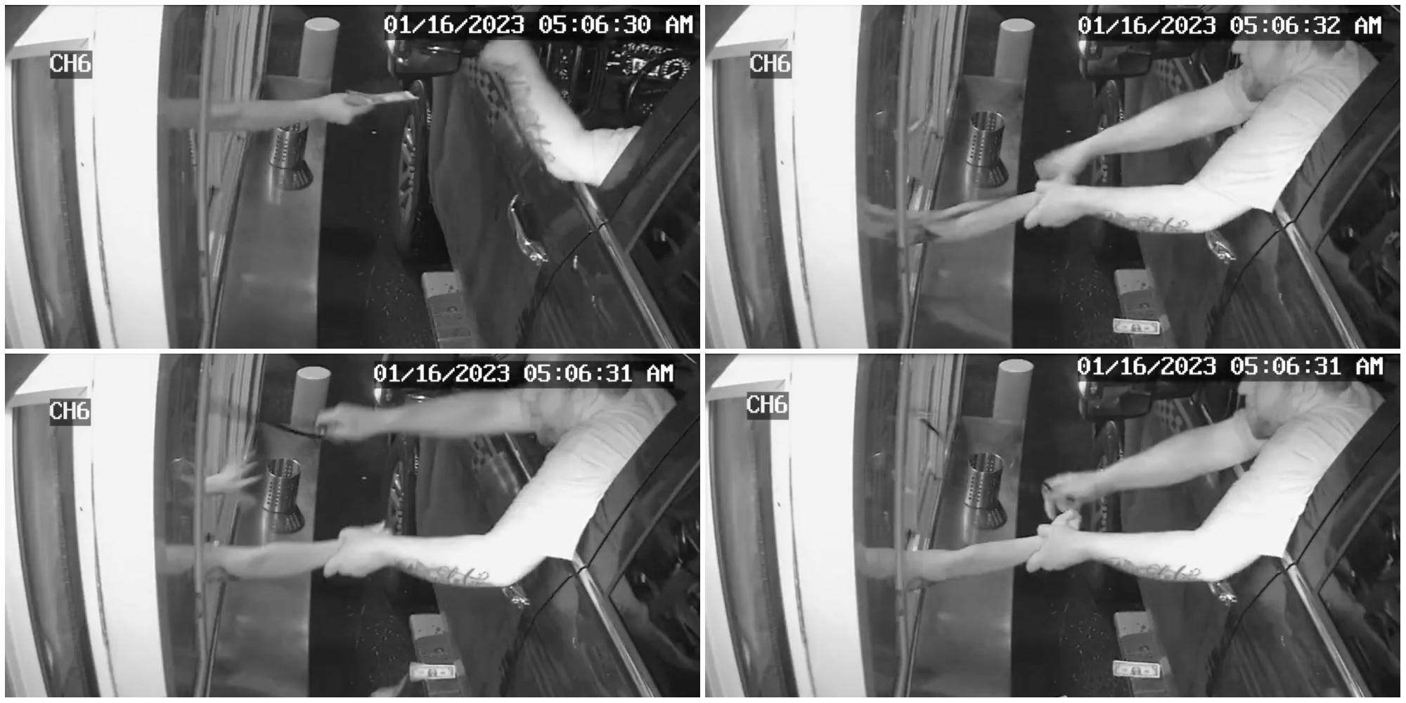Bikini barista describes the moment a would-be kidnapper tried to