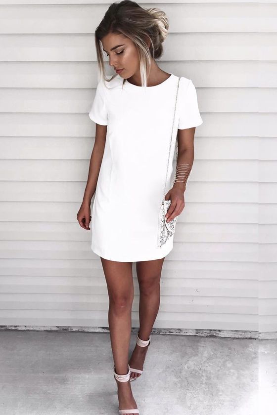 Małe białe: krótkie białe sukienki. 12 top modeli | Ofeminin
