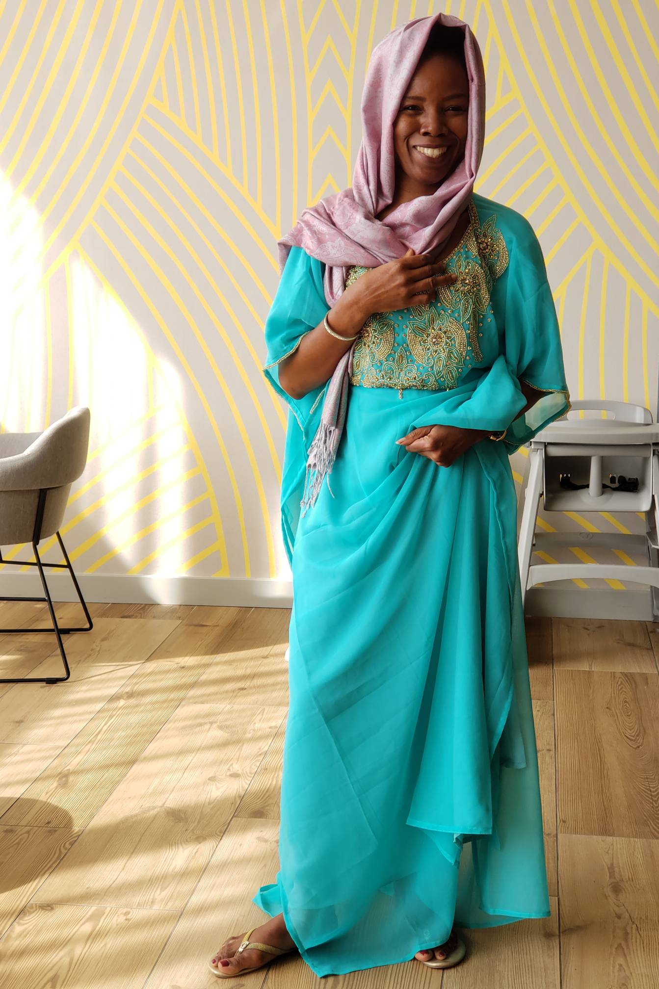 2019 NSMQ champions having fun with quiz mistress Dr Elsie Kaufmann in