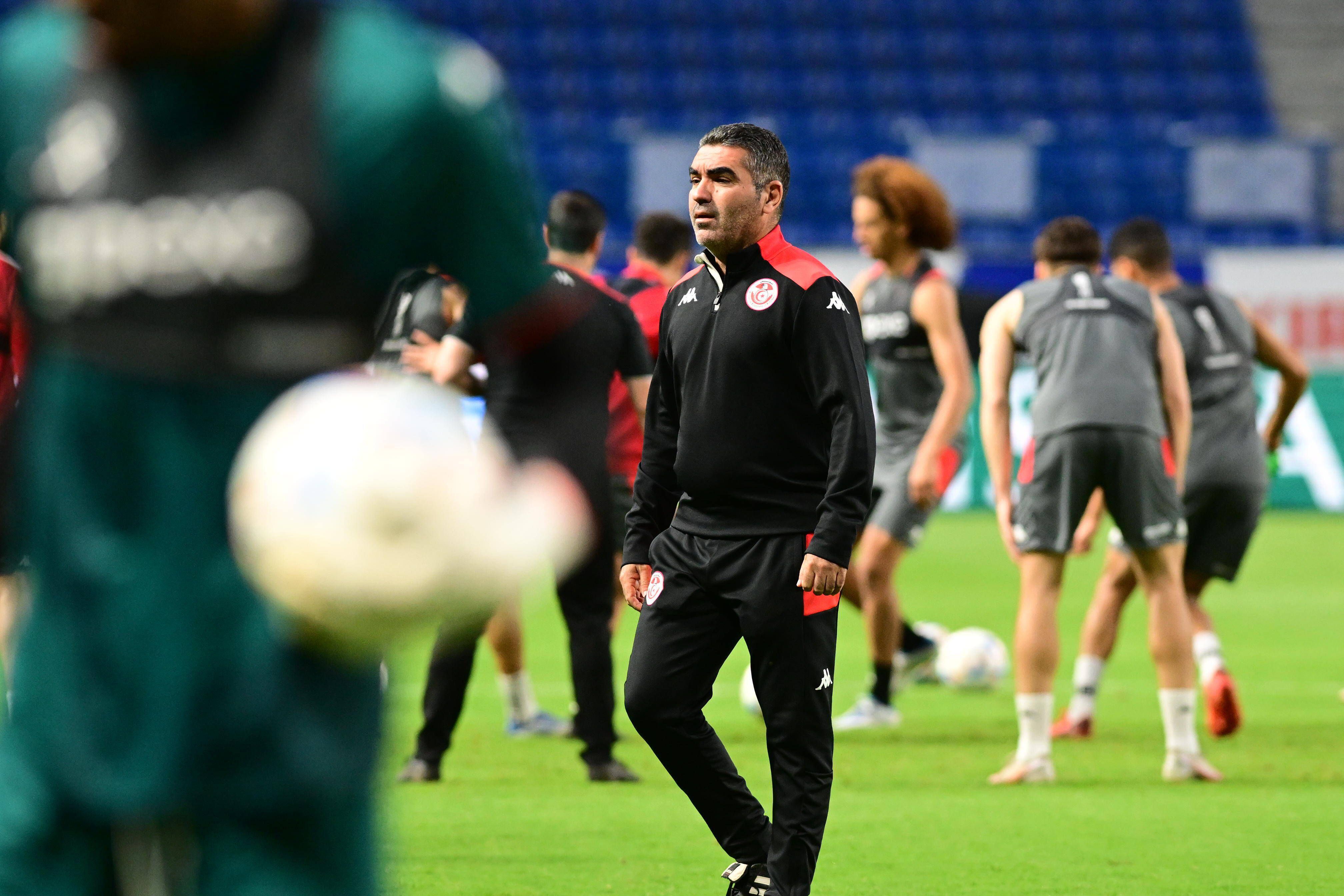 Jalel Kadri during a training session at Panasonic Stadium Suita in Osaka on June 13, 2022