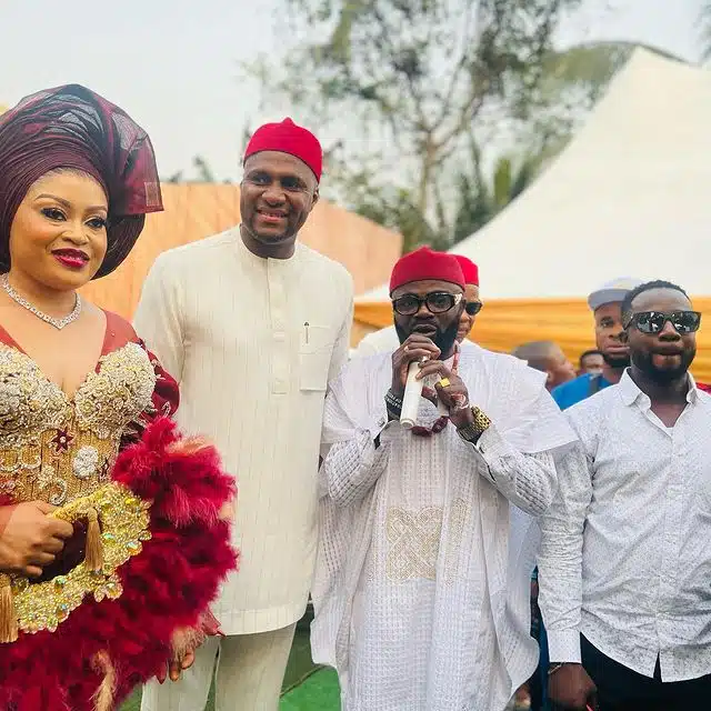 Here's your first look at Nkiru Sylvanus’ star-studded traditional marriage 