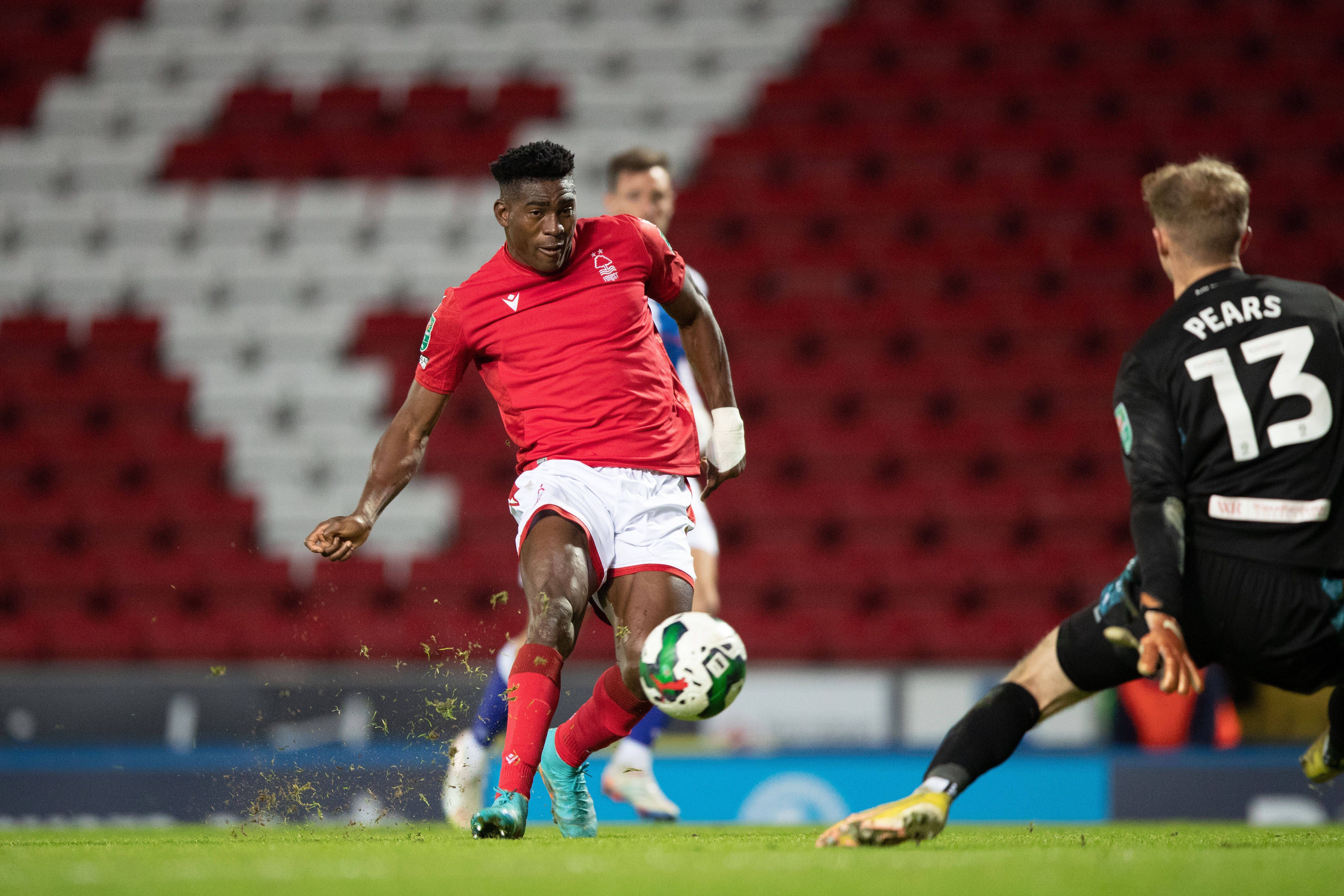 Taiwo Awoniyi was on target against Blackburn Rovers