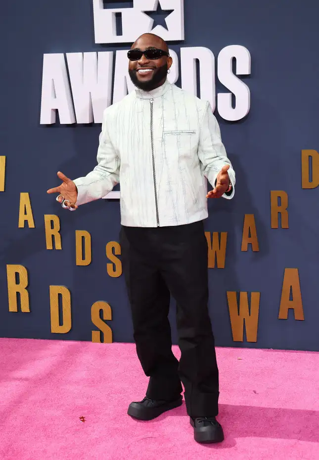 Davido at the BET Awards [Gettyimages]