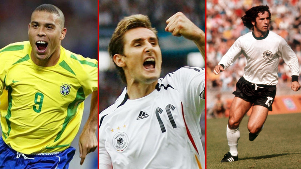 Top 10 All Time World Cup Top Scorers from Pele to Miroslav Klose