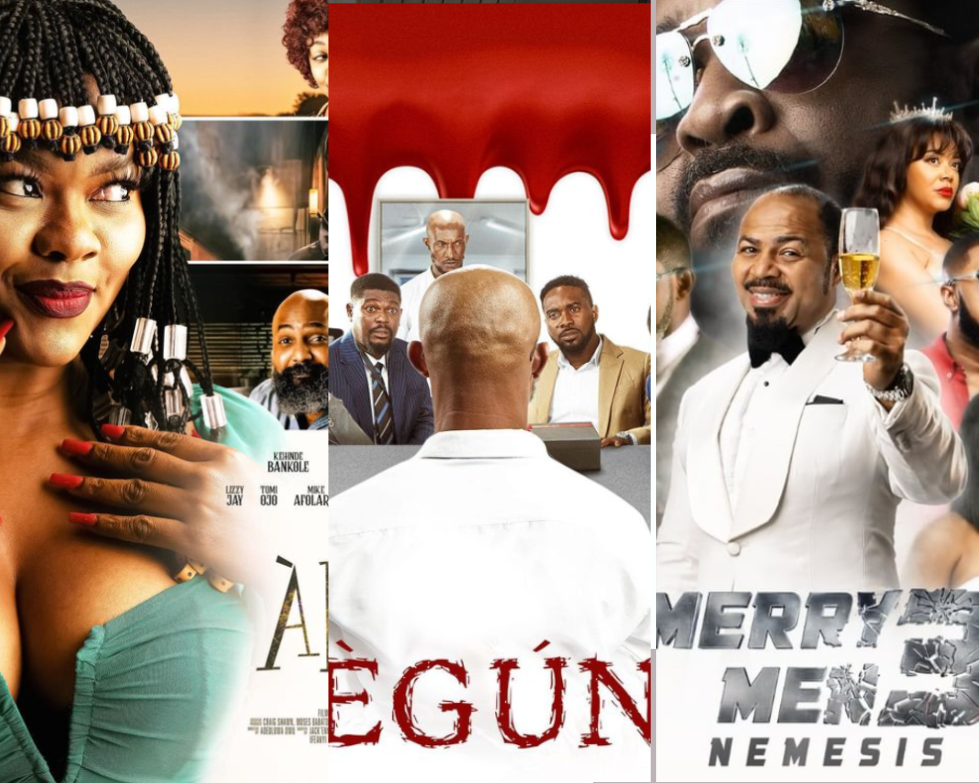 Egun, Adire, Merry Men top 3 Nollywood movies in cinemas last week