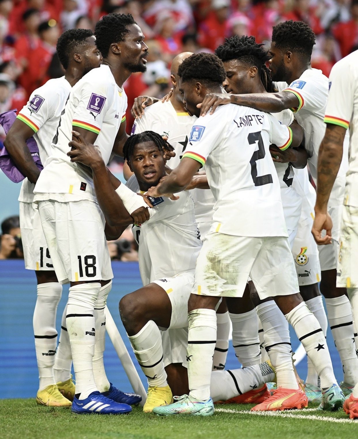 Beautiful moments from the Black Stars\' game against South Korea