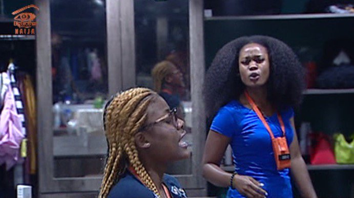 Cee-C and Alex's heated fight in the Big Brother Naija house