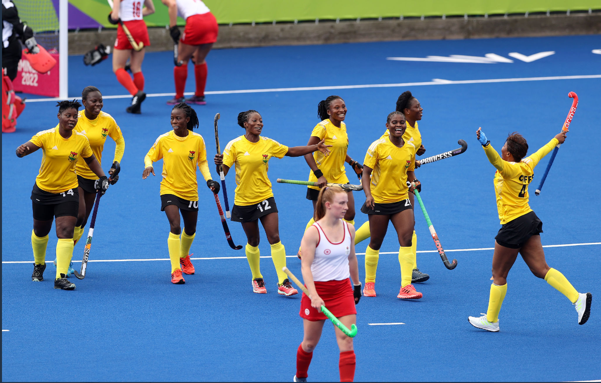 Ghana’s female hockey team scores first goal at Commonwealth Games despite 8-1 defeat