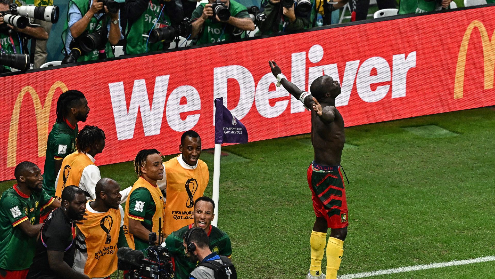 Cameroon striker Vincent Aboubakar was a standout performer at the World Cup