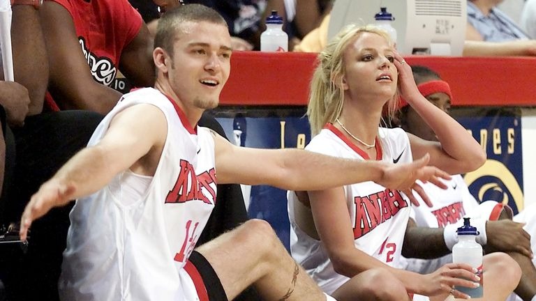 The couple at a basketball game [KMazur/WireImage]