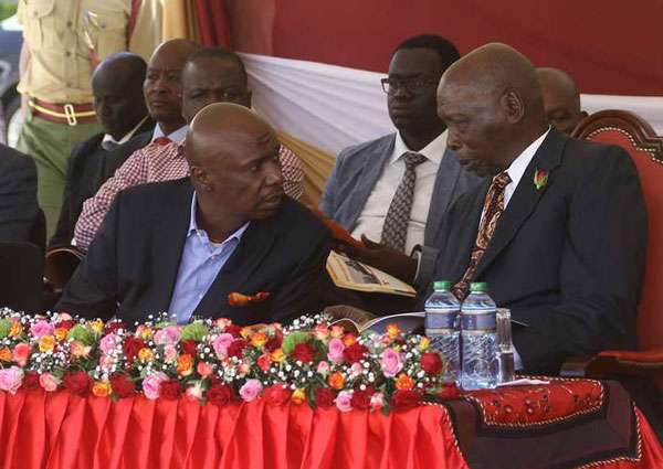 Image result for Mzee Moi and Gideon