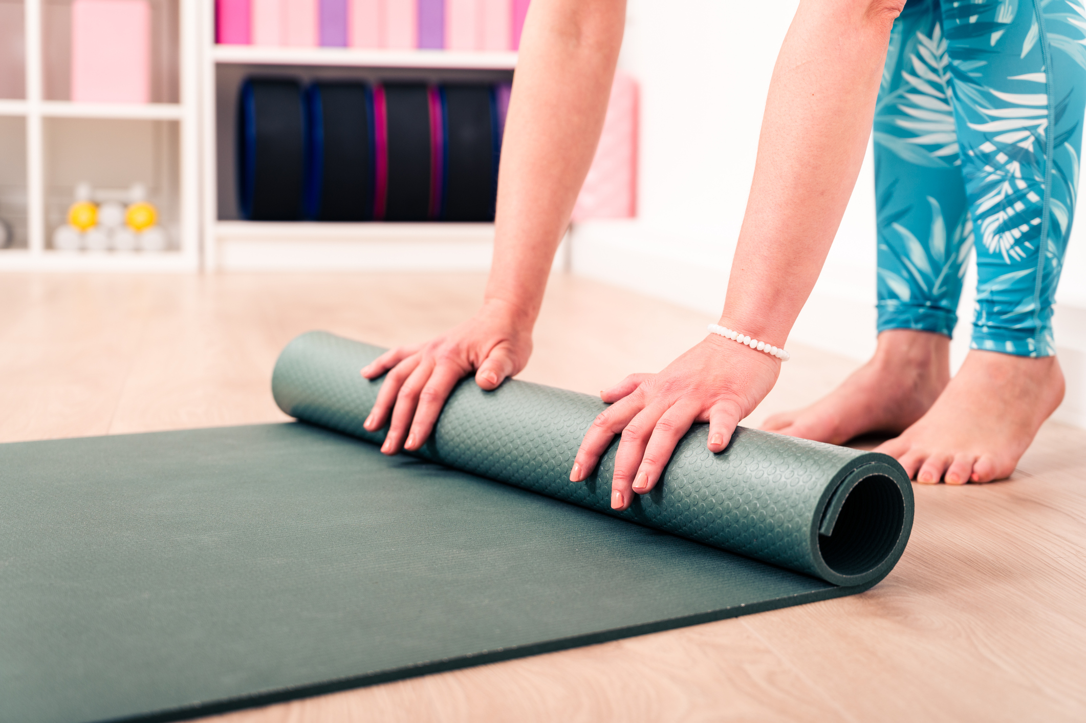 Koło do jogi, rozciągania i ćwiczeń wzmacniających poprawiające