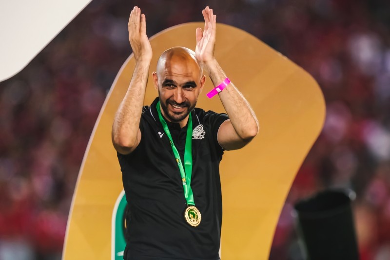 Walid Regragui helped Wydad Casablanca win their third CAF Champions League