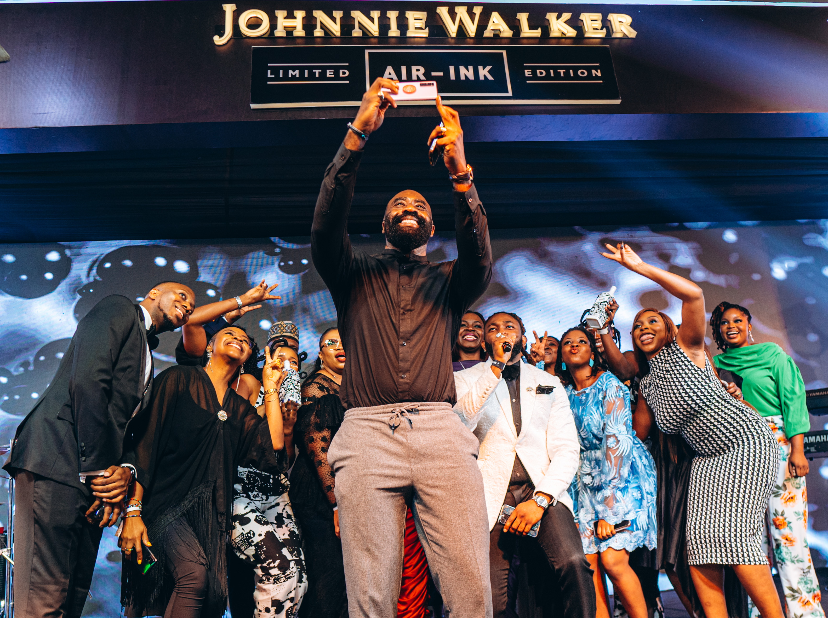 Johnny Walker, Air-Ink, Victor Ehikhamenor unveil limited- edition bottles inspired by Lagos for a sustainable future,