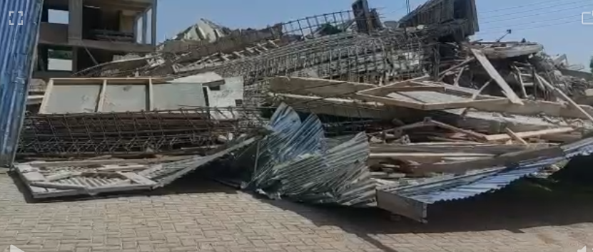 Building under construction at UDS City Campus collapses