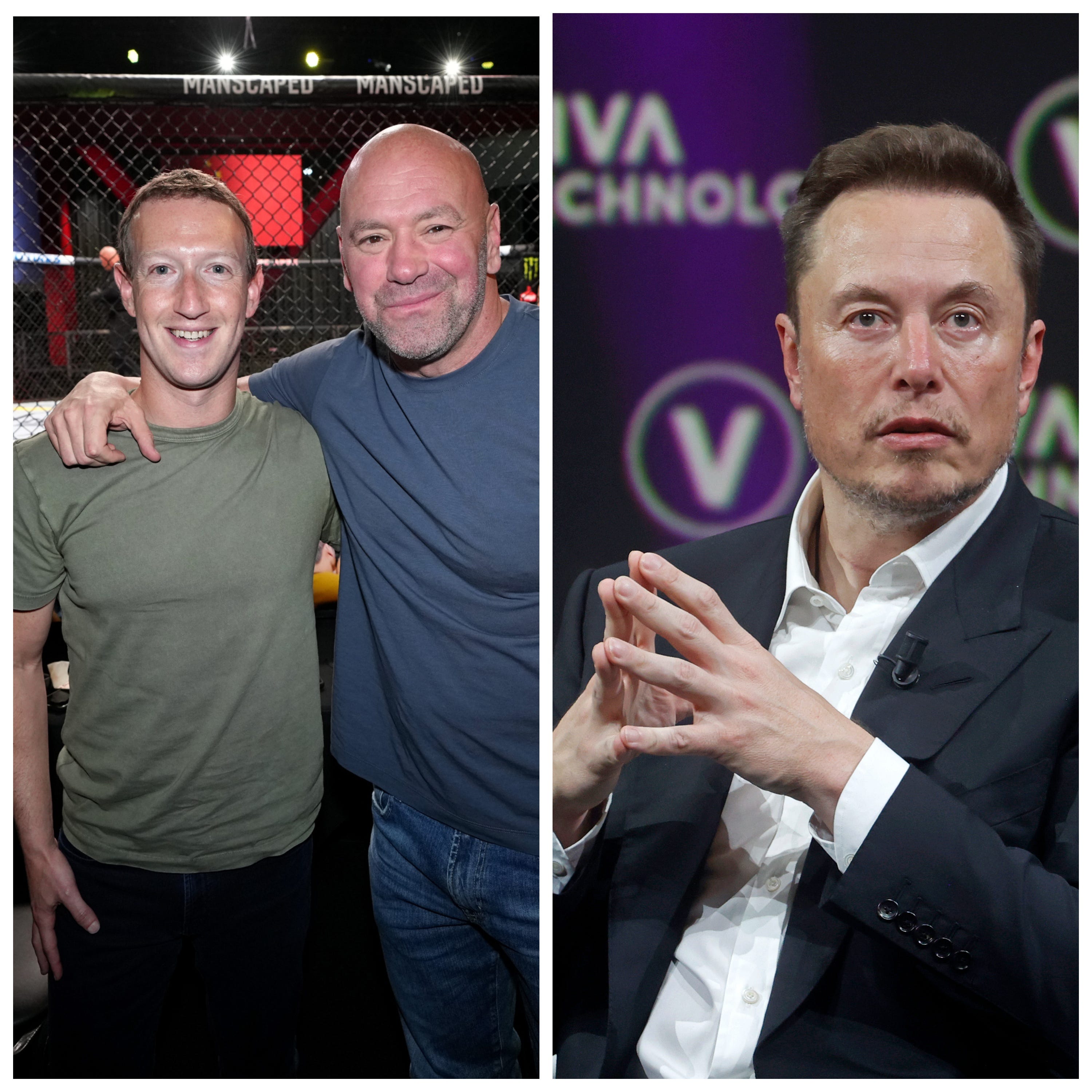 UFC: Podcaster Lex Fridman tests Elon Musk and Mark Zuckerberg's