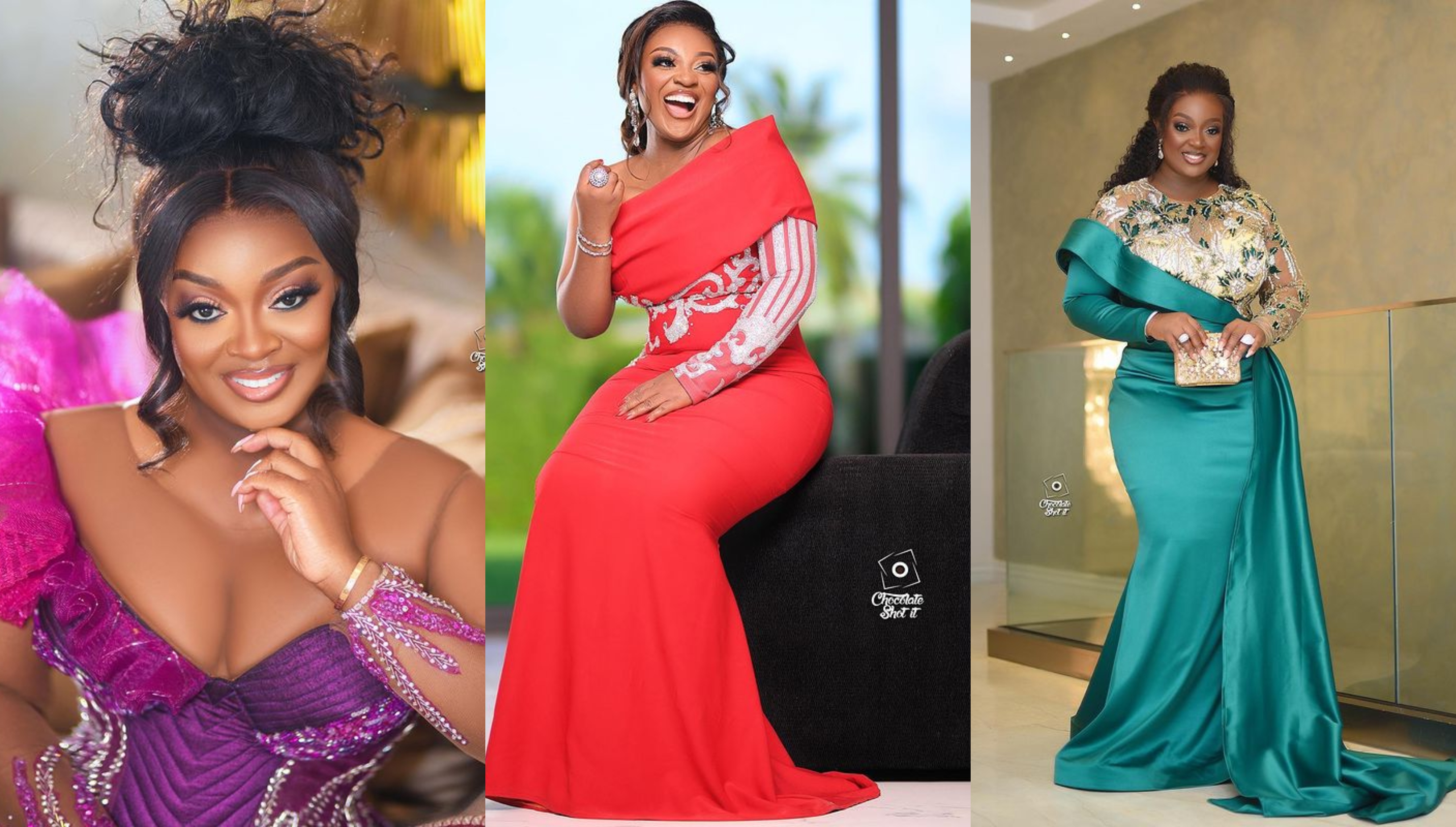 Jackie Appiah just took gowns to next level with these sensational looks