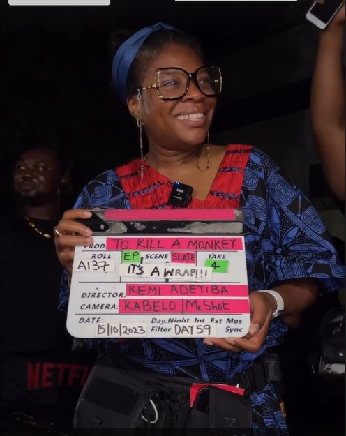 To Kill A Monkey: Kemi Adetiba wraps filming for Netflix film